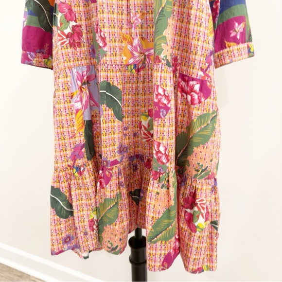 Emily Lovelock Floral Dress Size L - Picture 6 of 15